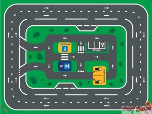 Circuits Education Routiere Sur Tapis Ecole Primaire